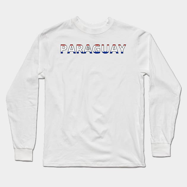 Drapeau Paraguay Long Sleeve T-Shirt by Pixelforma